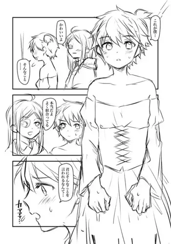 Kagami no Mae de Ecchi suru Otokonoko-tachi