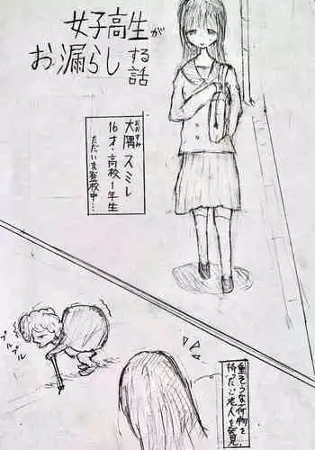 Mesukousei ga Omorashi suru Hanashi