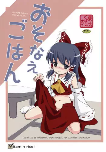 (C74) [Vitamin Gohan (Hasegawa Keita)] Osonae Gohan (Touhou Project)