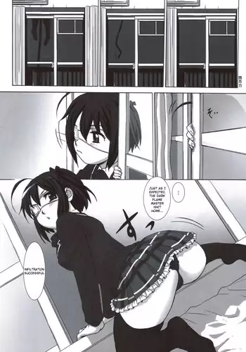 (C83) [Kacchuu Musume (Nishitsuki Tsutomu)] Mudai (Ryuukousei Kanbou Chuunibyou A-gata) (Chuunibyou Demo Koi ga Shitai!) [English]