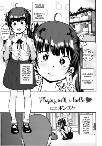 Kame to Asobo | Playing with a turtle