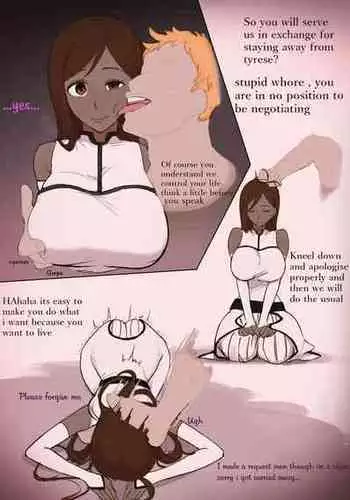 Orihime suck slave [uncensored , translated and bleached]